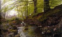 Monsted, Peder Mork - Vandlob I Skoven, Stream in the Woods
